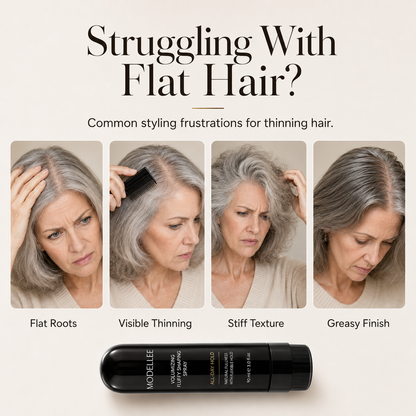 Fluffy Hair Shaping Spray Long Lasting Volumizing Mist with Peach Fragrance