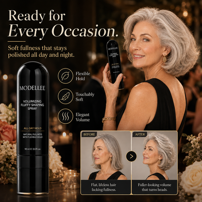 Fluffy Hair Shaping Spray Long Lasting Volumizing Mist with Peach Fragrance