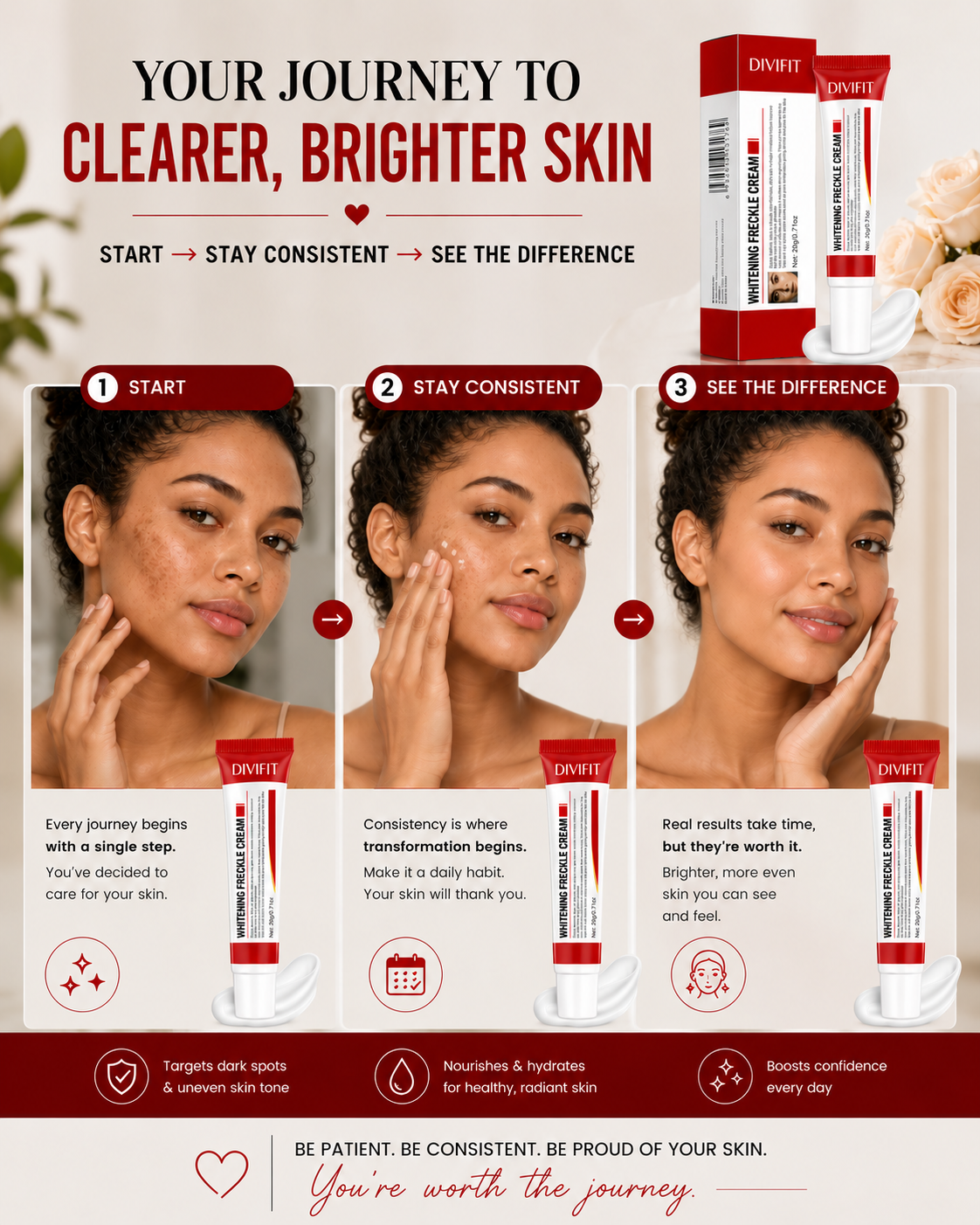 Mooyam Melasma, Freckles and Dark spot Removal Cream