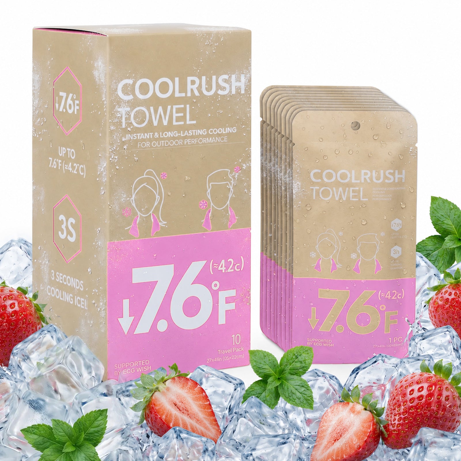 🍓 Strawberry | 10 Wipes