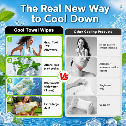 Cooling Body Wipes