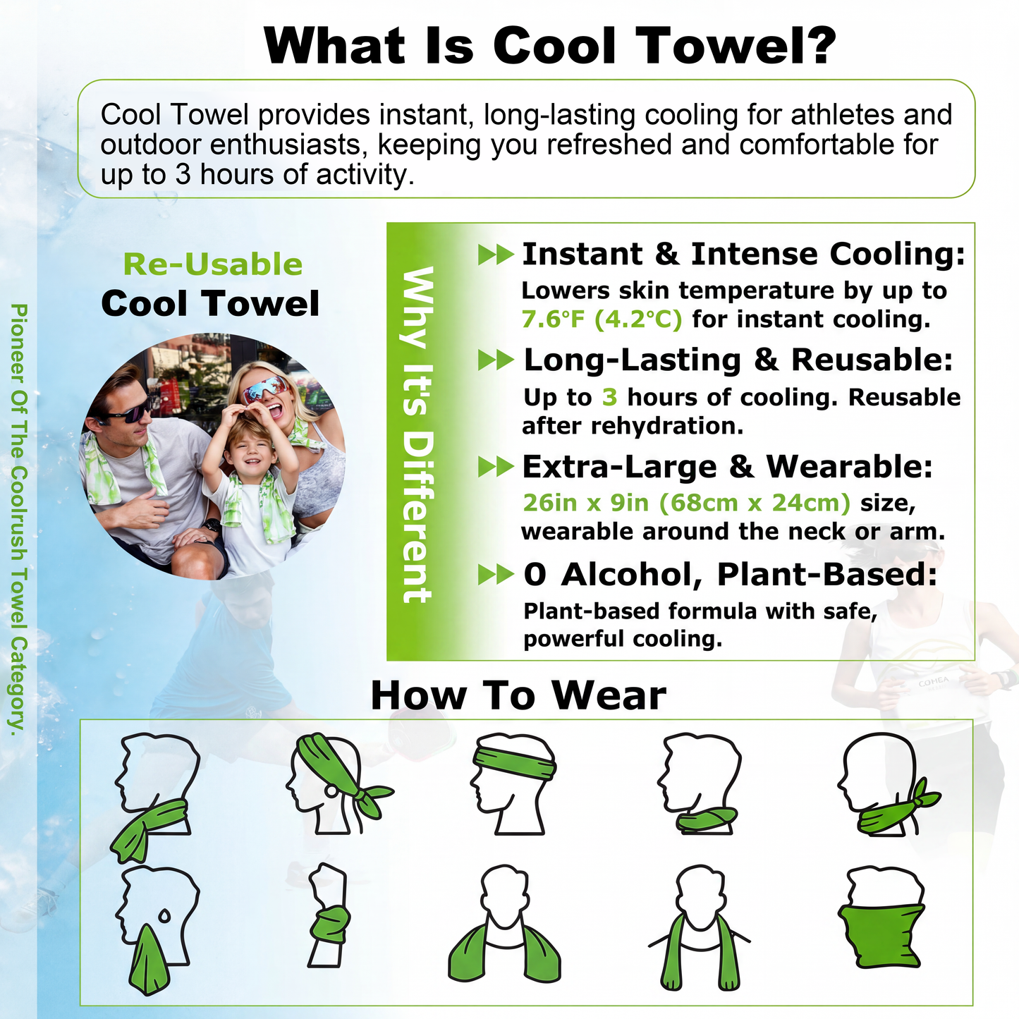 Cooling Body Wipes